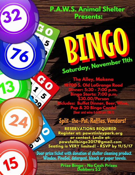BINGO EVENTS .